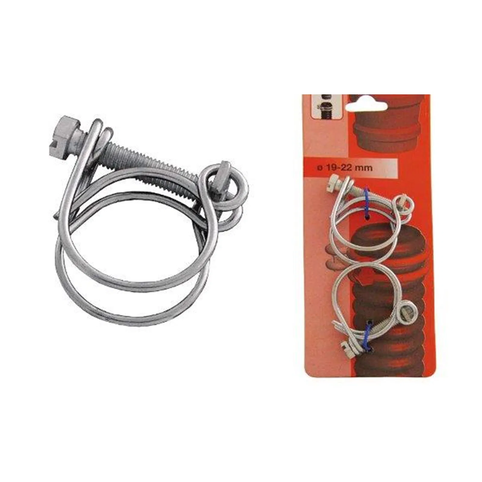 Wire spændebånd 19-22 mm galvaniseret